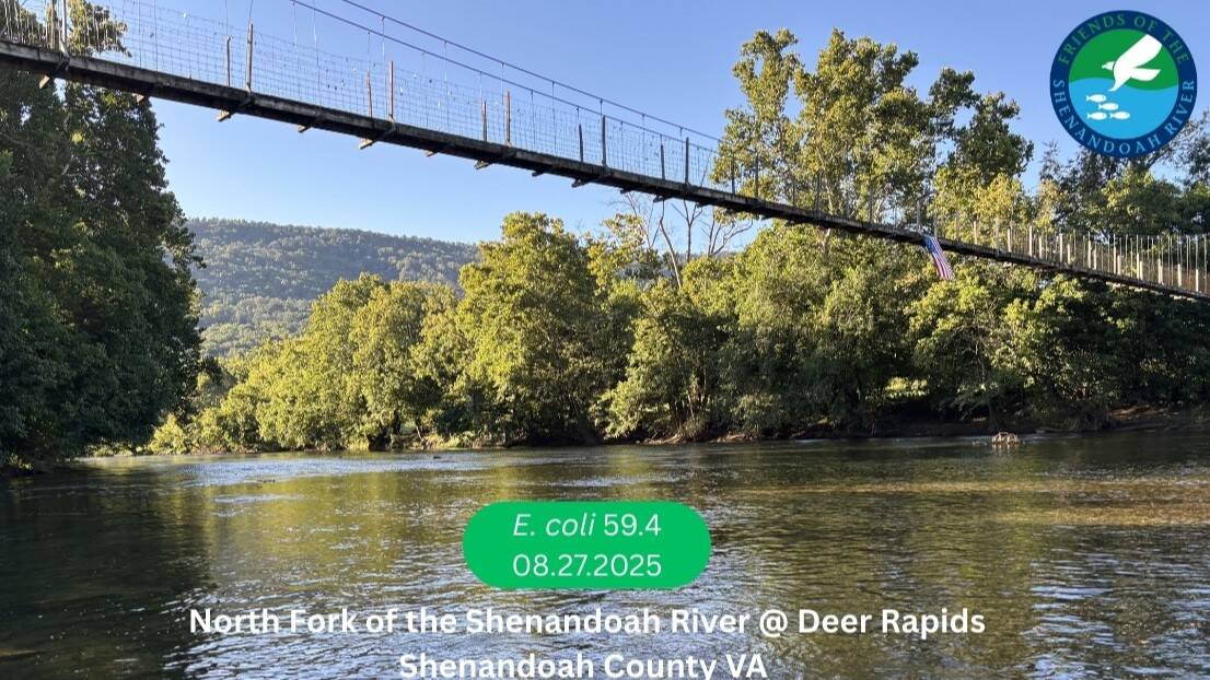 Enjoy the beauty of the North Fork Shenandoah River from above at this gem, the Deer Rapids Road footbridge by the public boat landing
